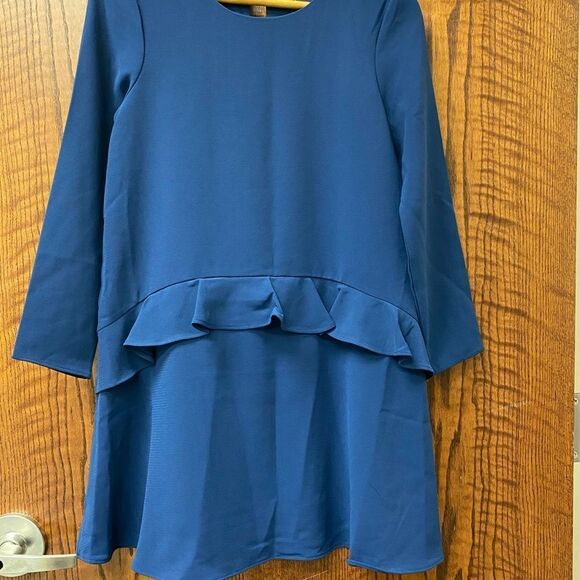 Gianni bini Greer navy drop waist mini dress - Picture 3 of 8